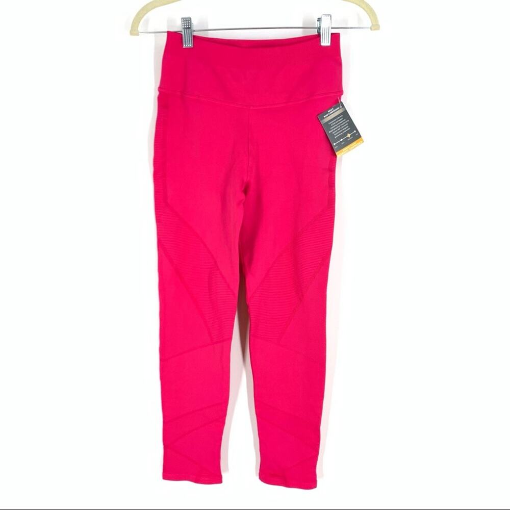 NUX Medium‎ Hot Pink Compression Leggings NWT